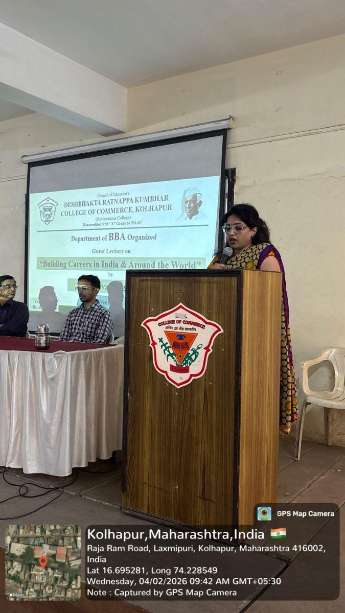 Guest Lecture on “Building Careers in India &